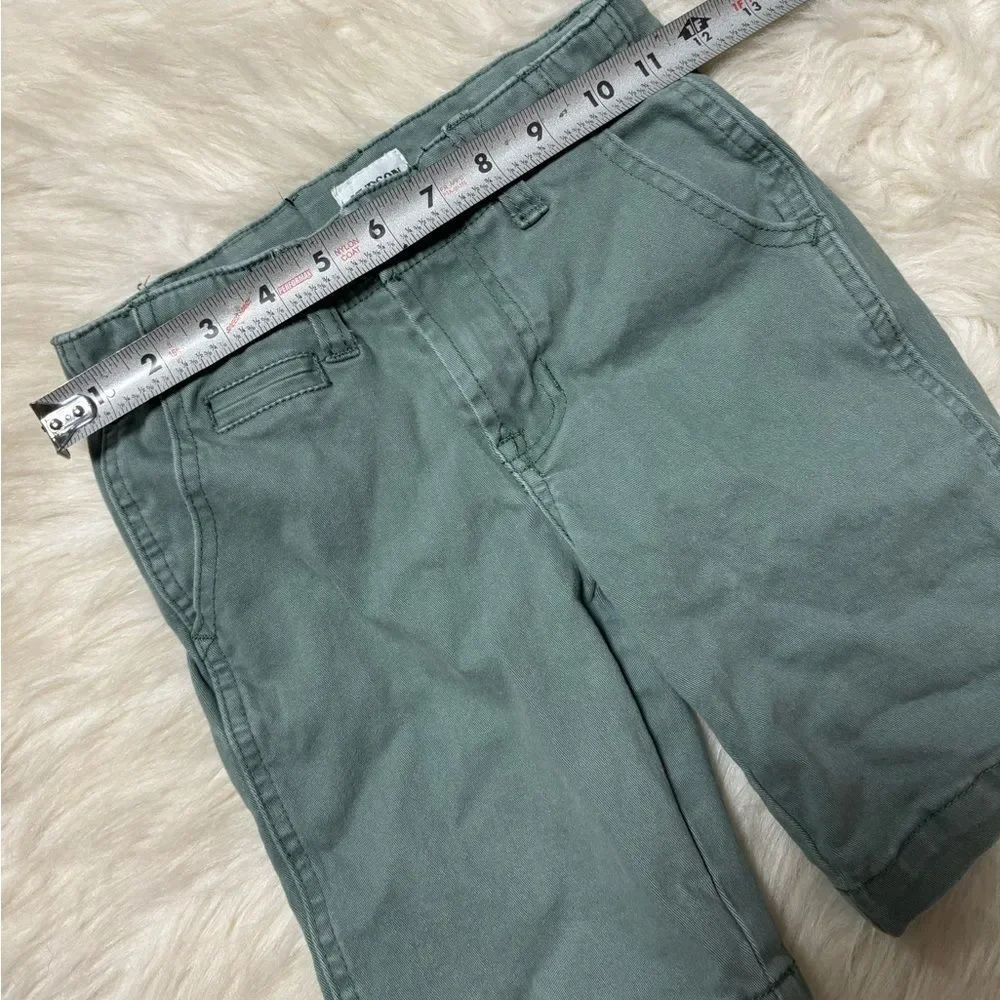 Hudson Teal Jean shorts - size 6 youth